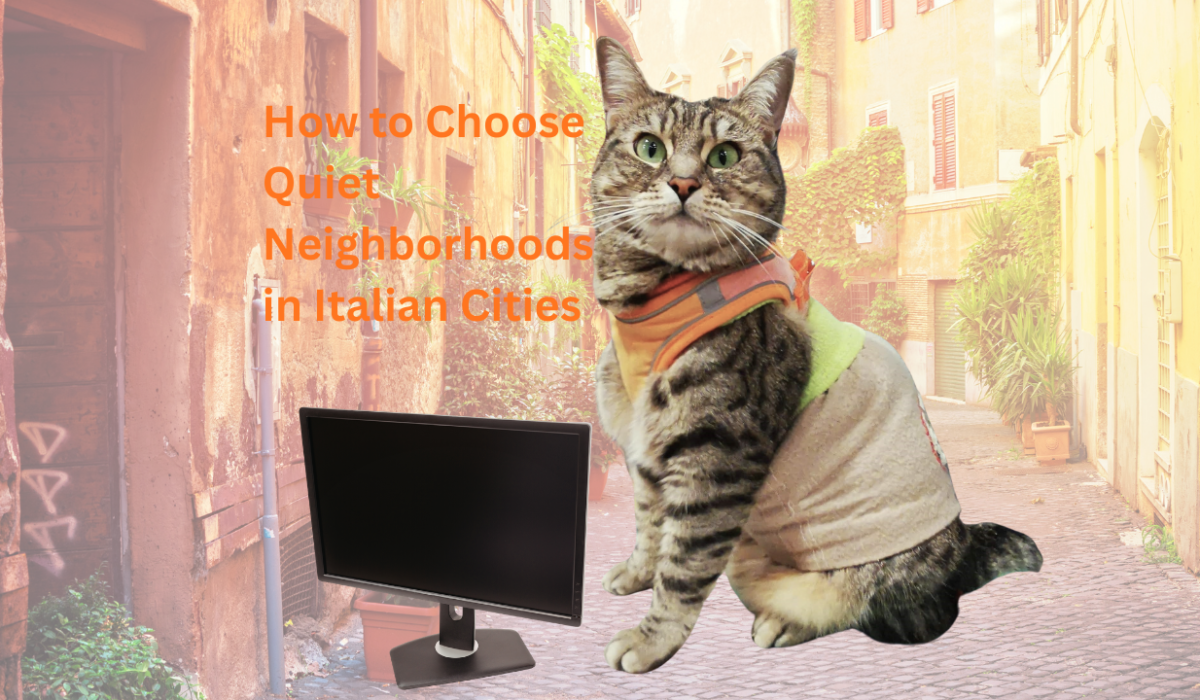 quiet residential street in an Italian city neighborhood