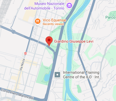Giardino Giuseppe Levi map