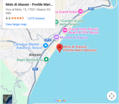 Molo di Alassio - Pontile Mario Bestoso